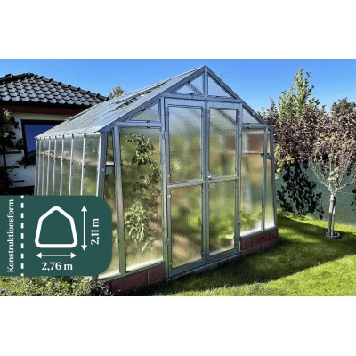 Bauer Gewächshaus Expert M 3,06 m (8,45 m²)