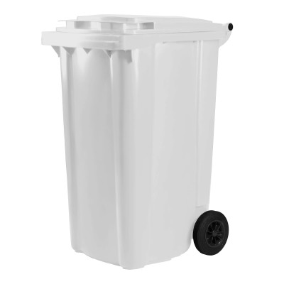 Bauer Mülltonne 240 l Weiß