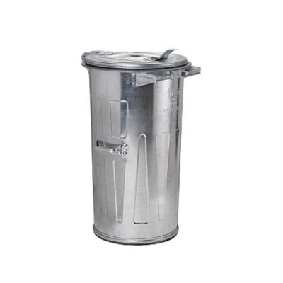Bauer Mülltonne 110 l aus verzinktem Stahlblech 1 mm
