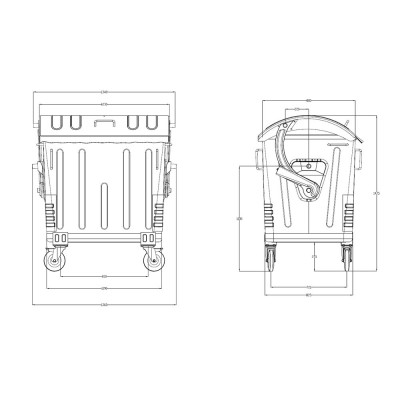 technische-zeichnung-muellcontainer-1100l-verzinktem-stahlblech