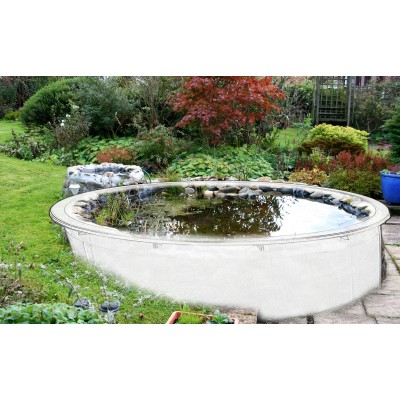 Bauer Bottich 350 l Weinrot - 10