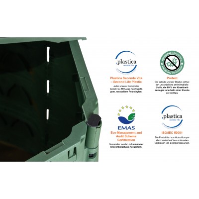 Bauer Komposter Horto 400 Liter Zertifikat