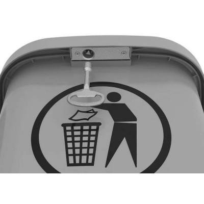 Bauer Abfallbehälter 50 l zum Aufhängen Grün - 02